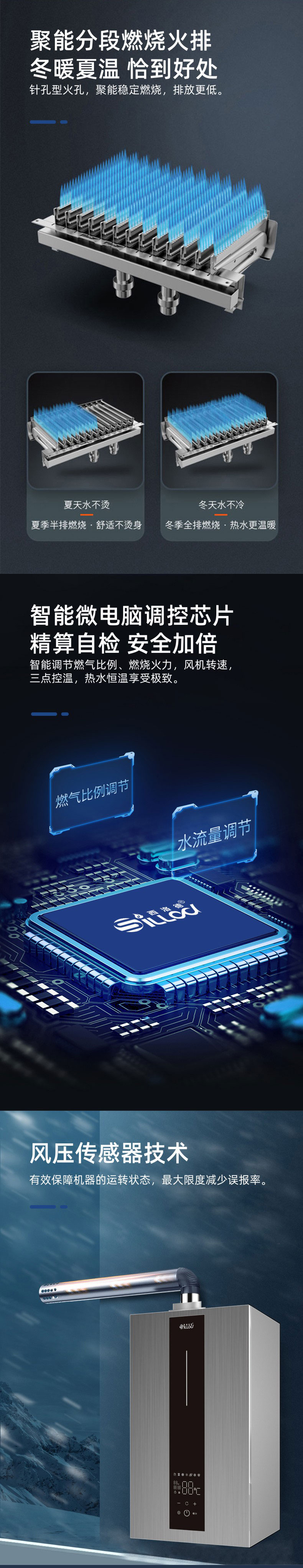 西邁壁掛爐核心配件優(yōu)勢(shì)說(shuō)明